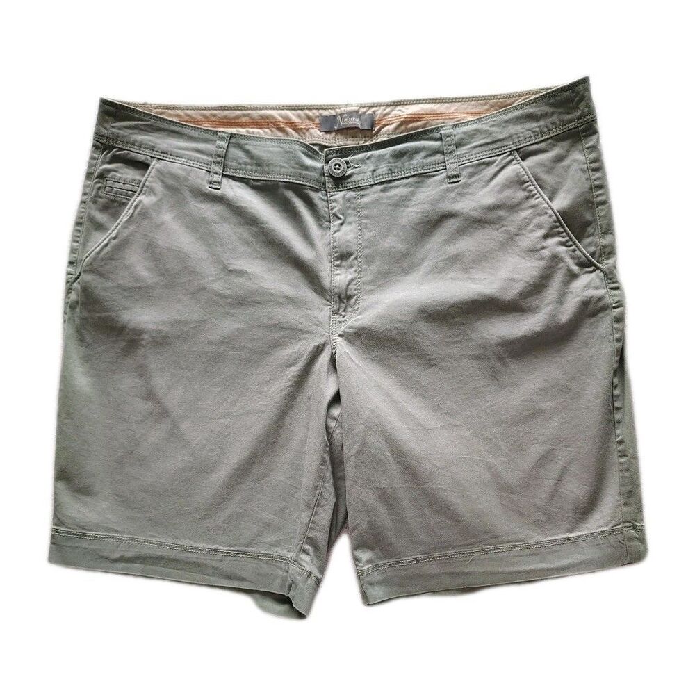 Natural Reflections Womens Plus 18W Green Shorts Hiking Walking NWOT
